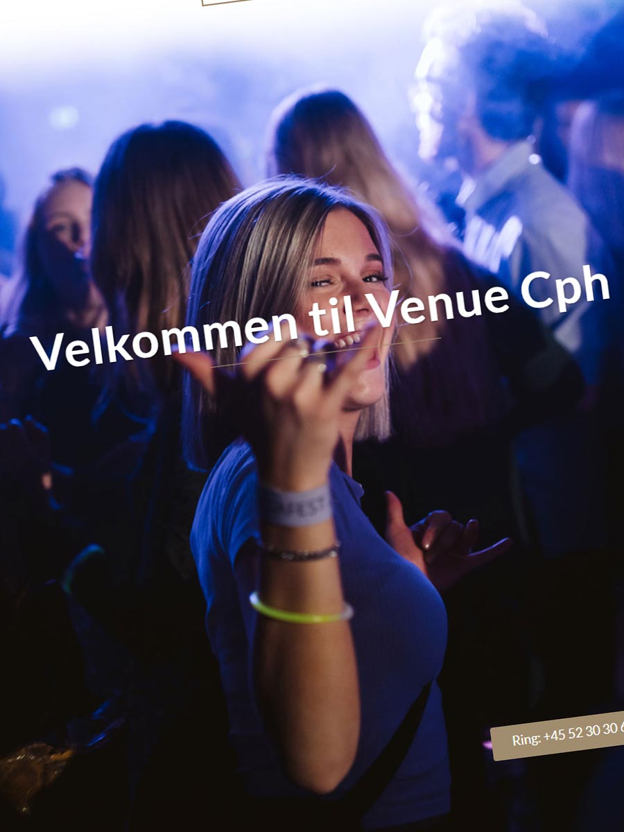 VenueCPH webside